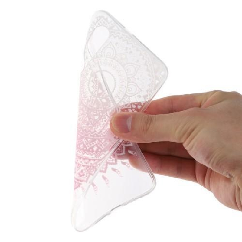 Puha zselés tok Xiaomi Mi 9 - rózsaszín mandala