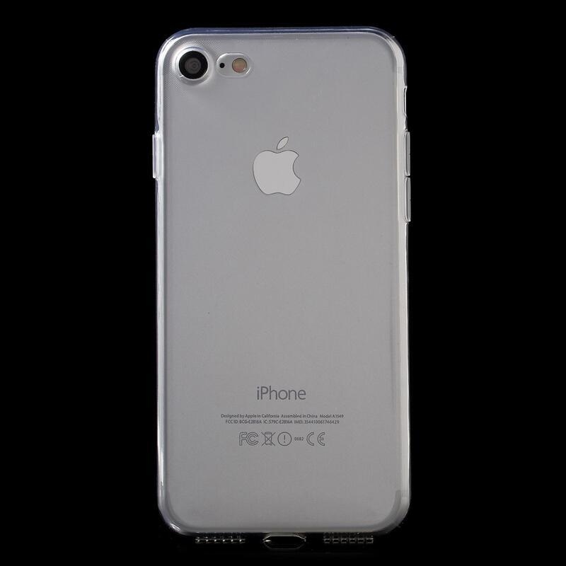 Puha, átlátszó zselés tok iPhone 7/8/SE (2020)/SE (2022) - átlátszó