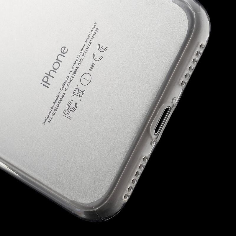 Puha, átlátszó zselés tok iPhone 7/8/SE (2020)/SE (2022) - átlátszó