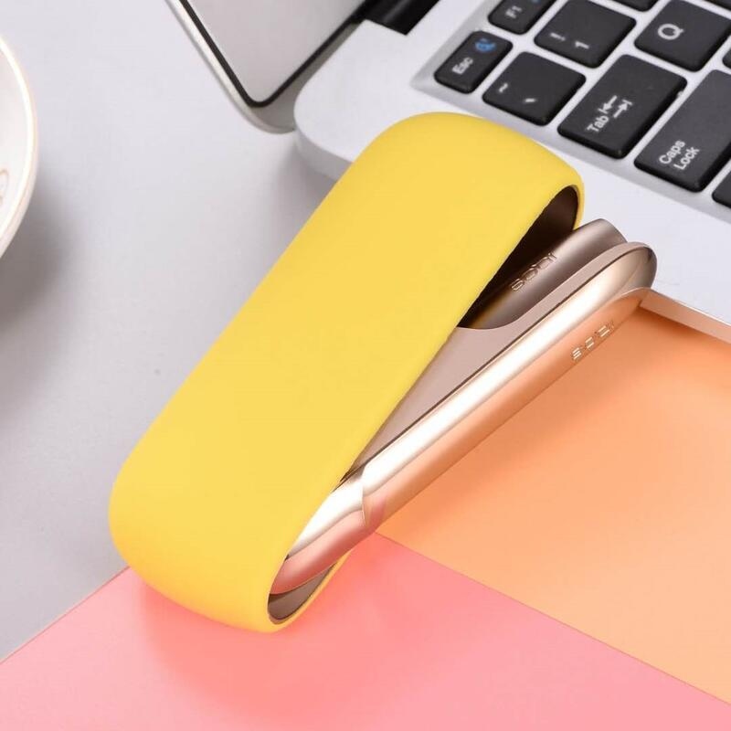 Puha szilikon tok IQOS 3.0-hoz - sárga