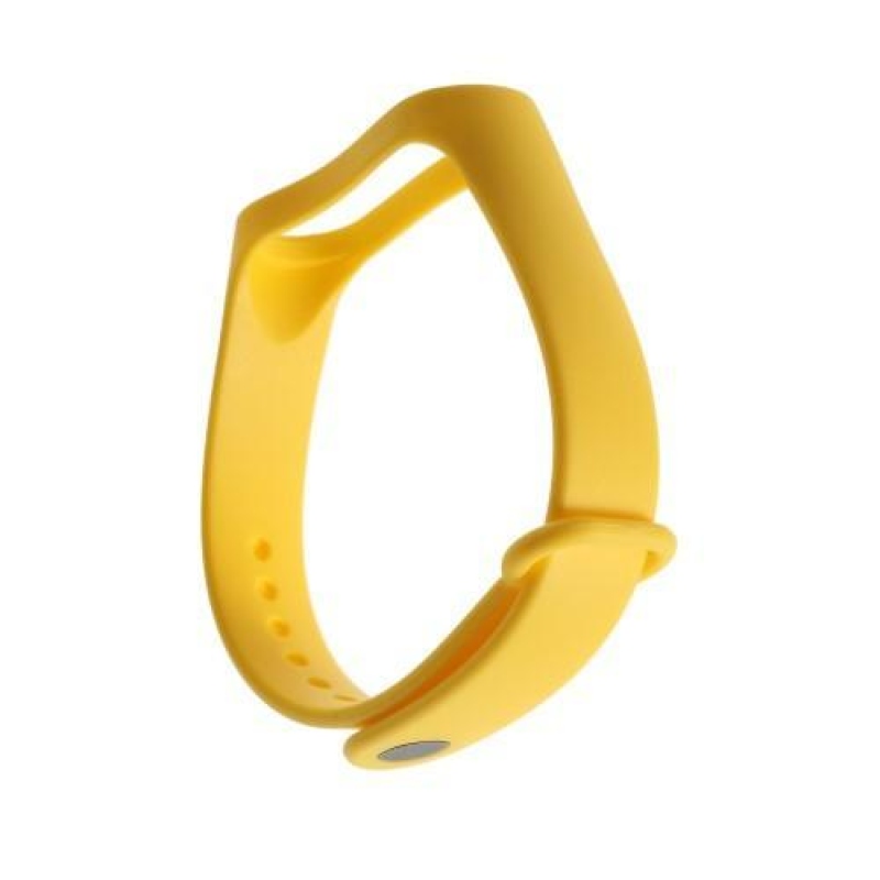 Softie szilikon szíj a Xiaomi Mi Band 3-hoz - sárga
