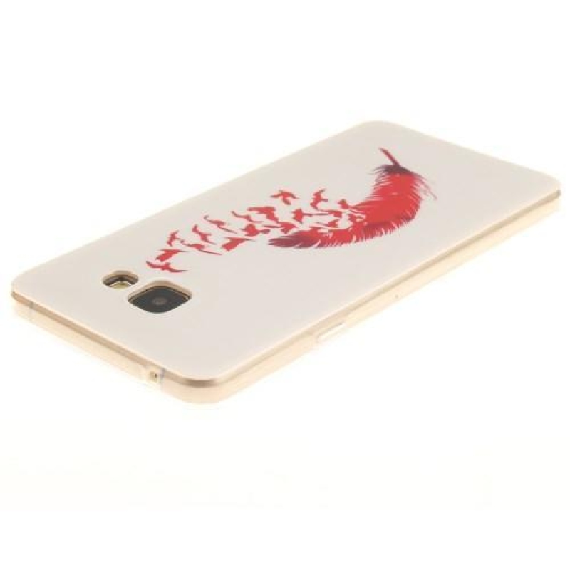 Puha zselés borítás Samsung Galaxy A5 (2016) - piros toll