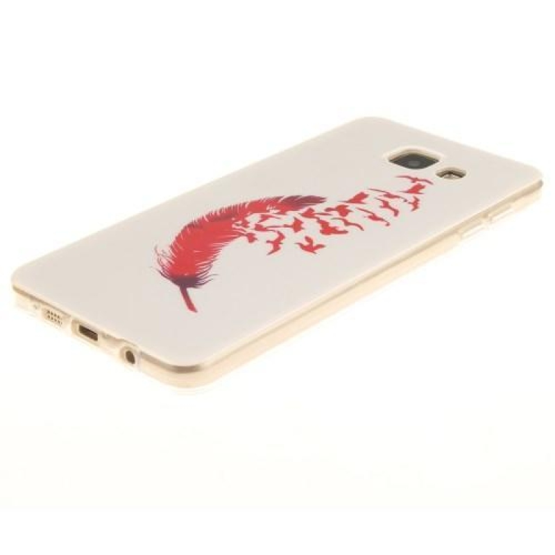 Puha zselés borítás Samsung Galaxy A5 (2016) - piros toll