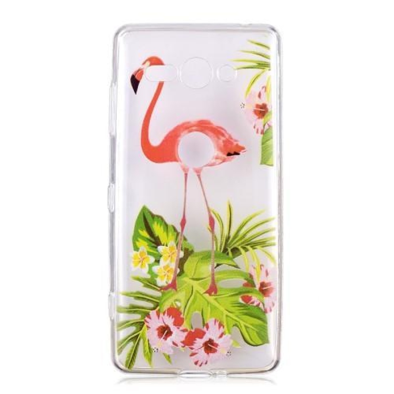 Softy zselés borítás Sony Xperia XZ2 Compact készülékhez - nagy flamingó