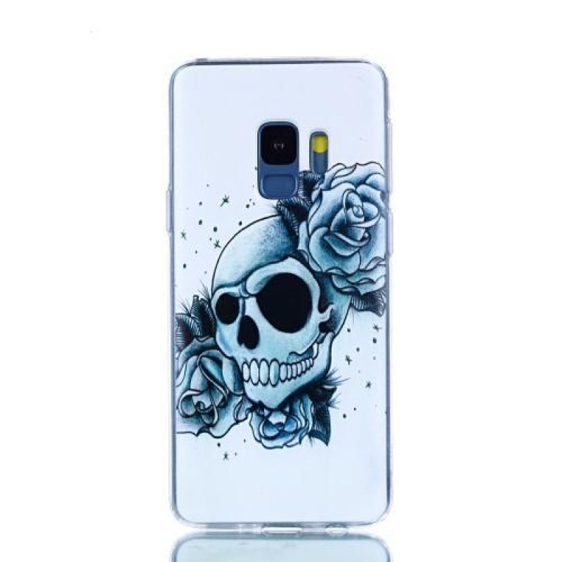 Softy zselés tok Samsung Galaxy S9 - koponya