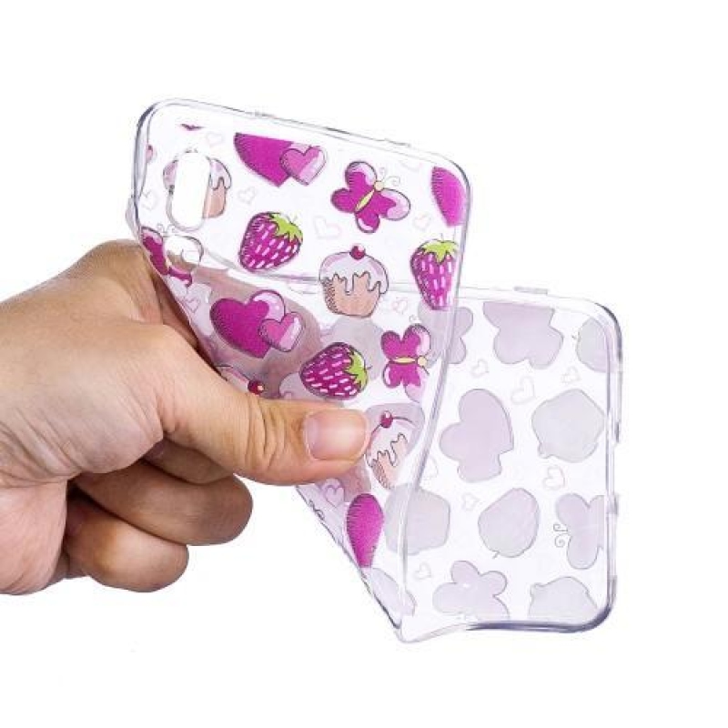 Softy zselés tok Huawei P20-hoz - cupcakes