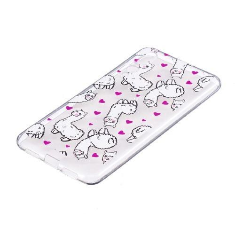 Softy zselés tok a Huawei P20 mobiltelefonhoz - láma