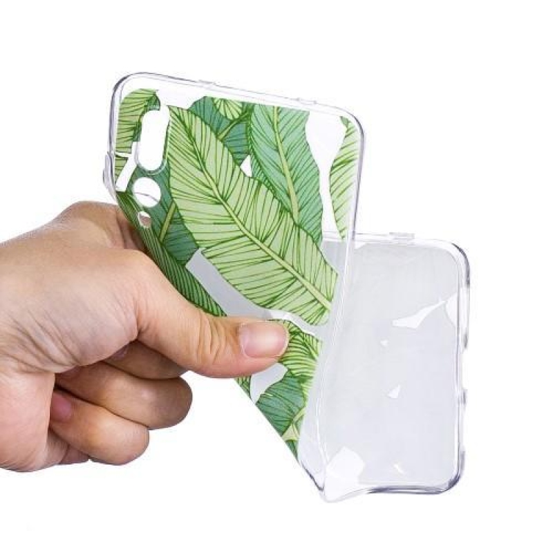 Softy zselés tok Huawei P20 - levelek