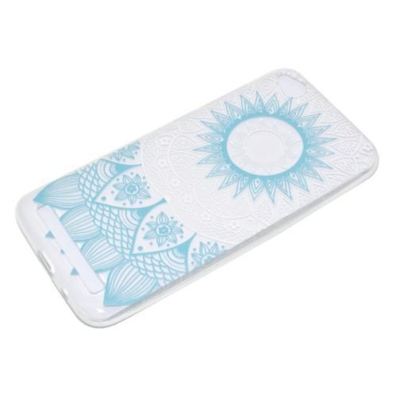 Puha zselés tok motívummal Xiaomi Redmi 5A - kék mandala