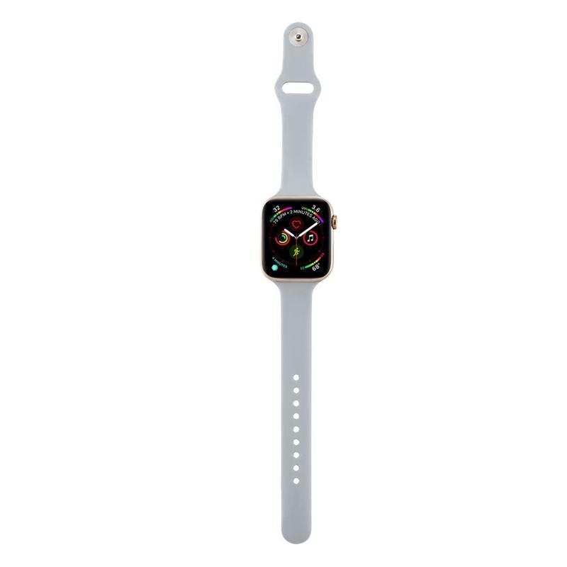 Softy szilikon szíj Apple Watch 5/4 40mm, 3/2/1 38mm - szürke