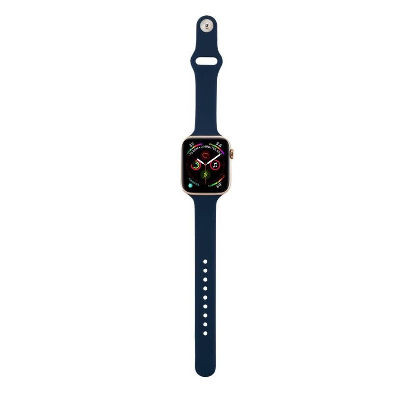 Softy szilikon szíj Apple Watch 5/4 40mm, 3/2/1 38mm - sötétkék