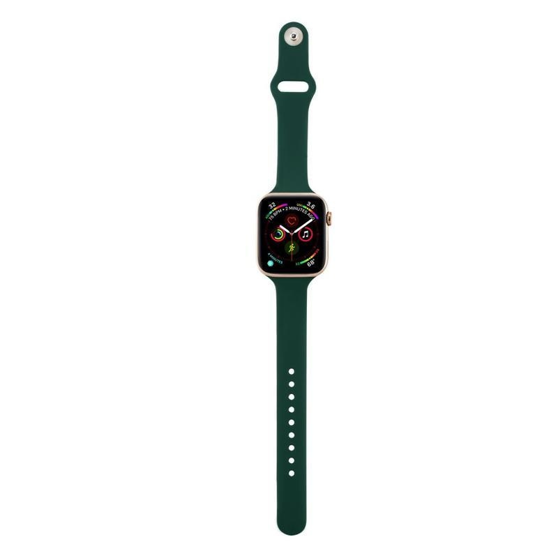 Softy szilikon szíj Apple Watch 5/4 40mm, 3/2/1 38mm, 40mm - zöld
