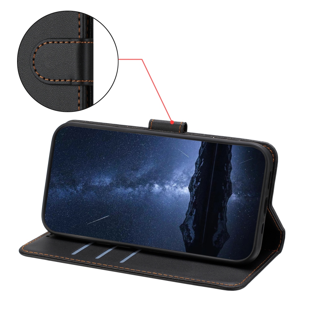 Szilárd könyvtáska Xiaomi 17 Ultra - fekete