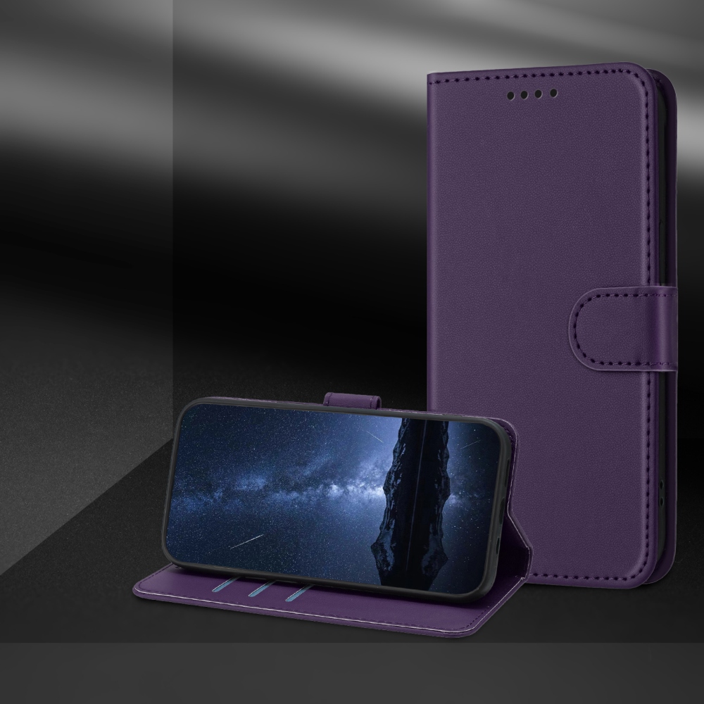 Szilárd könyvtáska Xiaomi 17 Ultra - lila