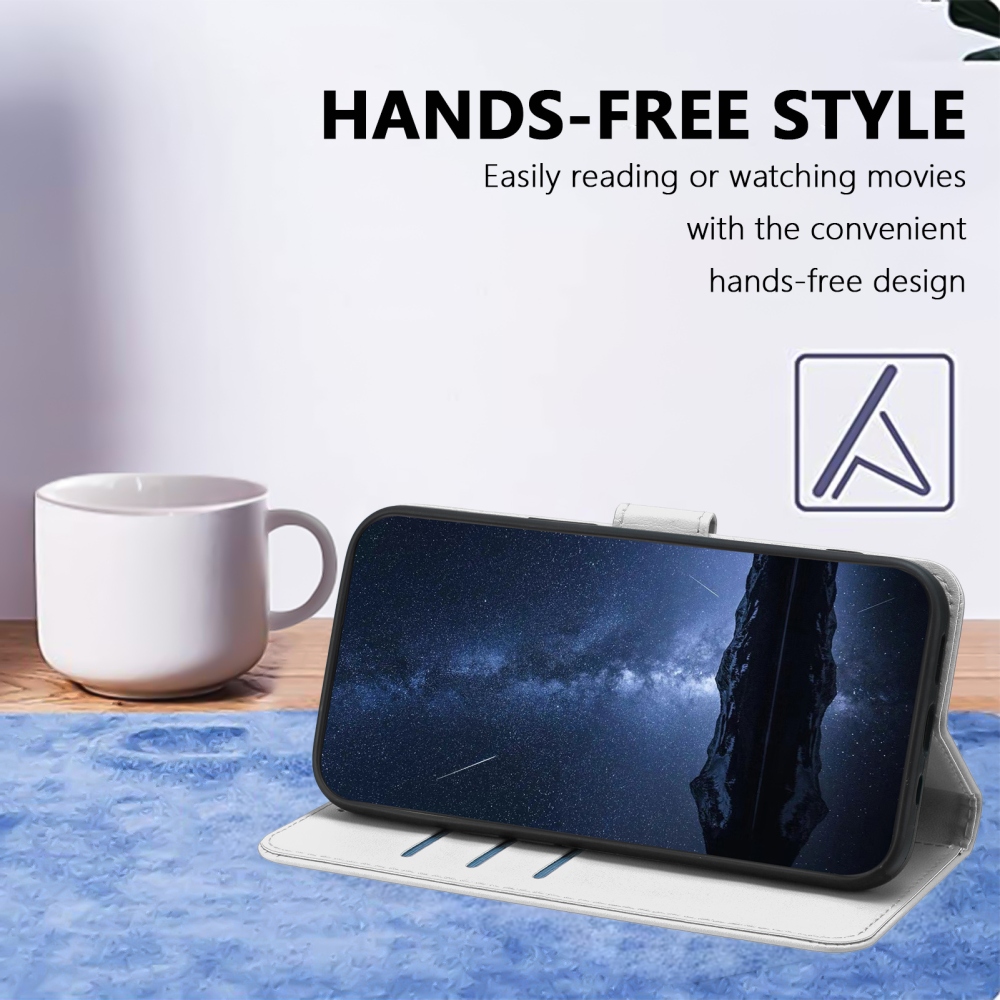 Szilárd könyvtáska Xiaomi 17 Ultra - ezüst