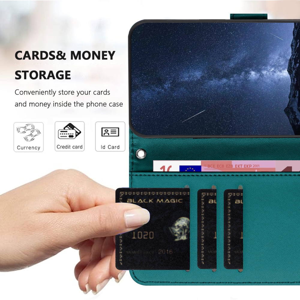 Szilárd könyv tok Xiaomi 17 Ultra - zöld