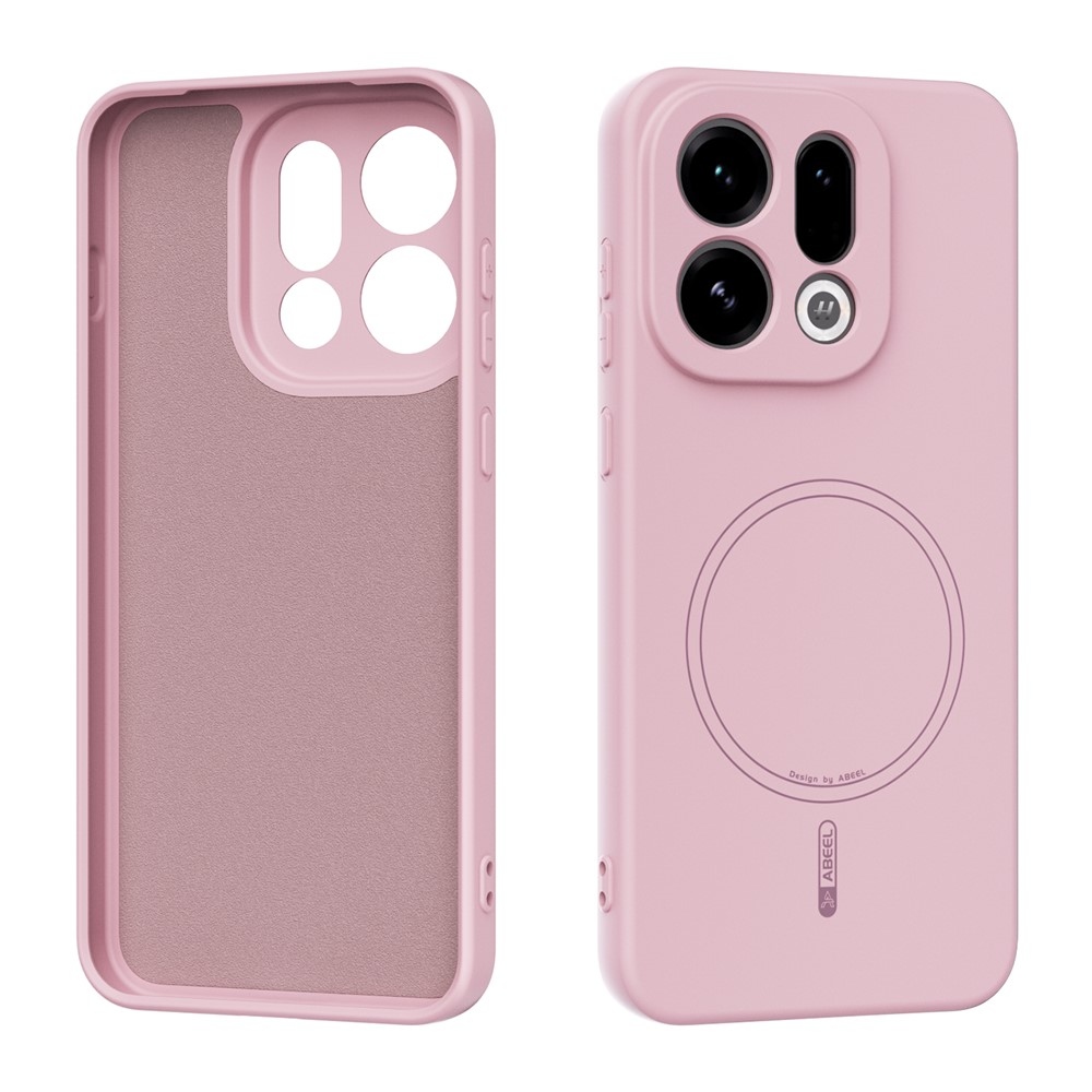 Solide zselés tok MagSafe-val az Oppo Find X9 5G-hez - rózsaszínű