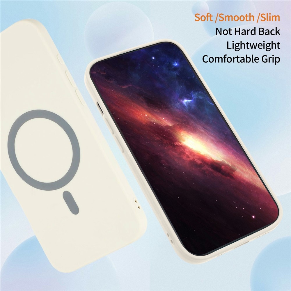 Solide MagSafe-kompatibilis géltok a Samsung Galaxy S26 FE-hez – bézs