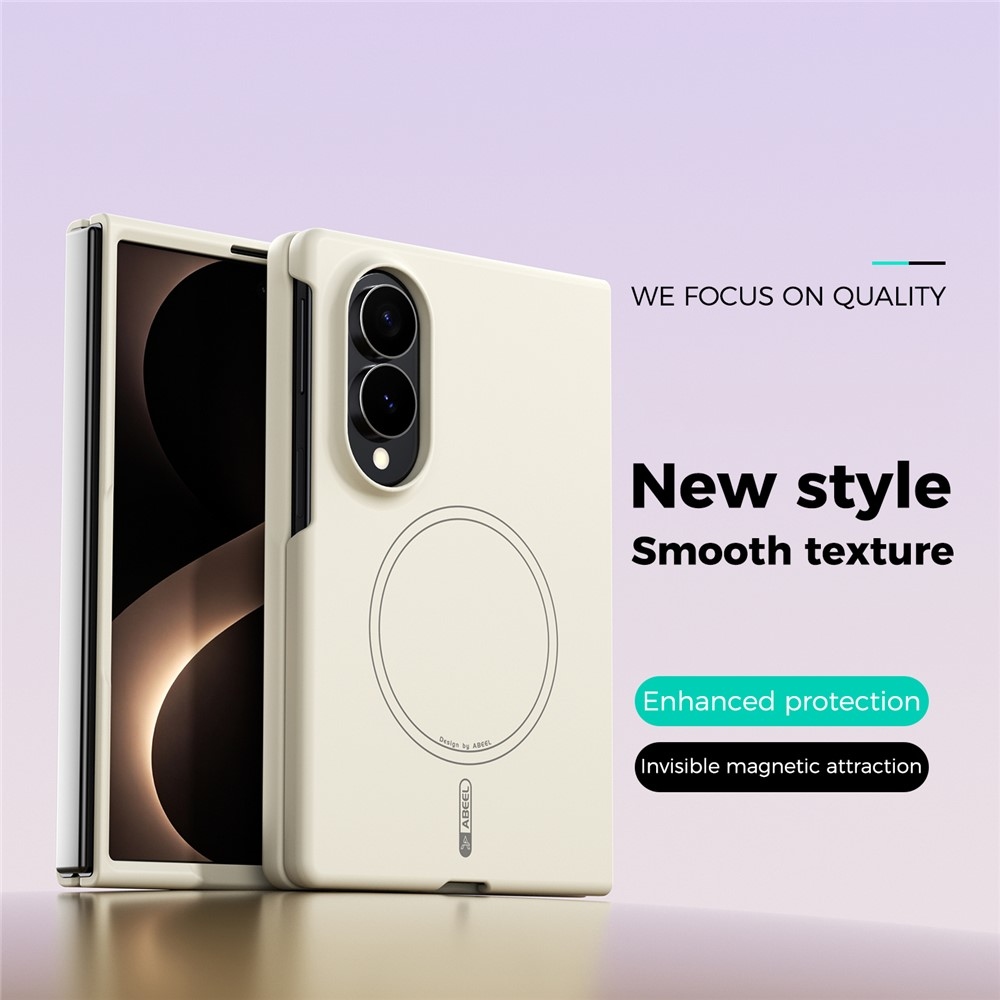 Solide MagSafe-kompatibilis gél tok a Samsung Galaxy Z Fold8 5G-hez – bézs