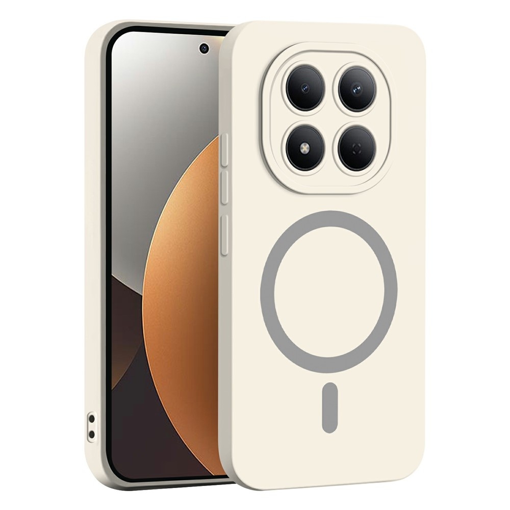 Solide zselés tok MagSafe-val Xiaomi Redmi Note 15 Pro 4G - fehér