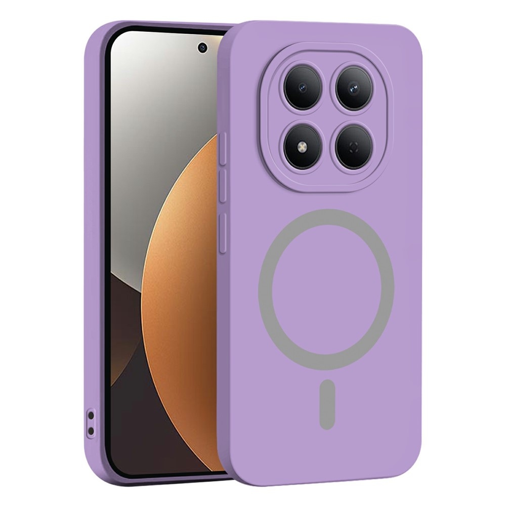 Solide zselés tok MagSafe-val Xiaomi Redmi Note 15 Pro 4G - lila