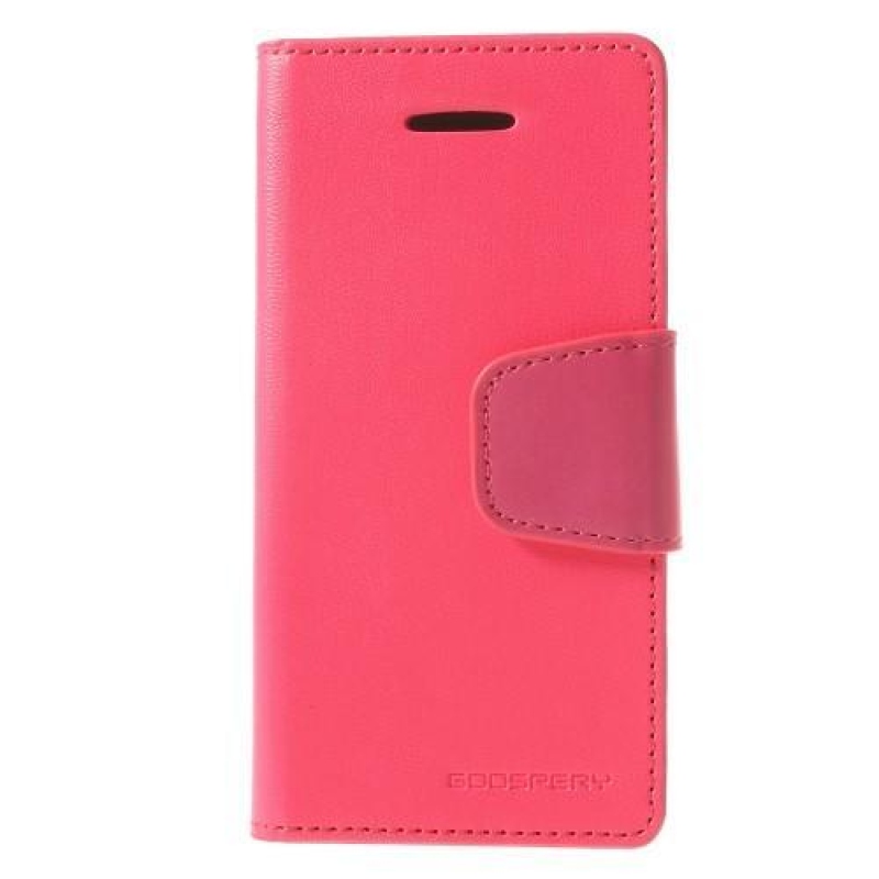 Sonata PU-bőr tok iPhone 5C készülékhez - rózsaszínű