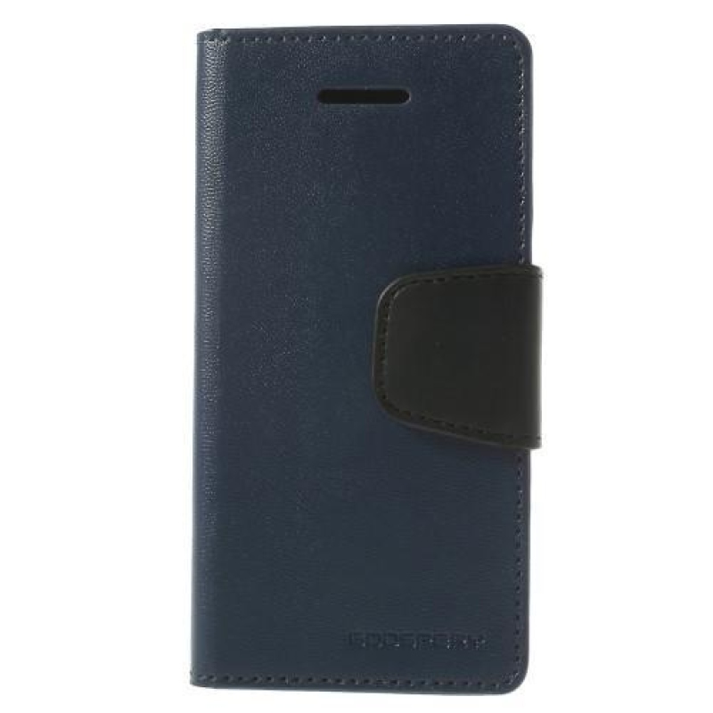 Sonata PU bőr tok iPhone 5C készülékhez - sötétkék