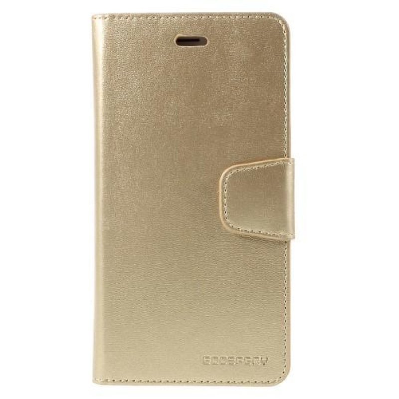 Sonata PU bőr tok iPhone 6s Plus és 6 Plus készülékhez - arany színben