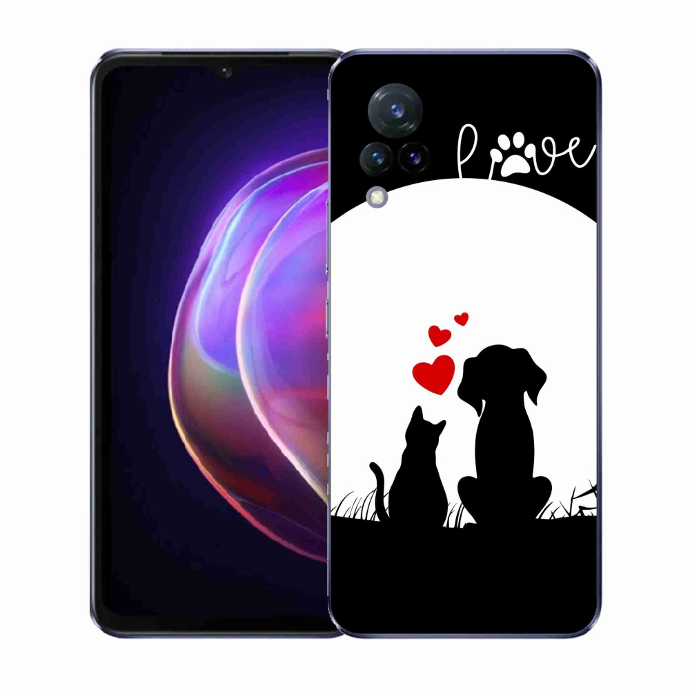Gél borító mmCase a Vivo V21 4G/5G-hez - állati szeretet
