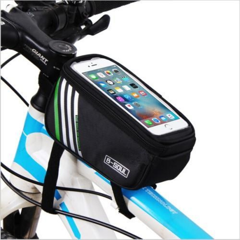 SoulCycle kerékpáros táska 170 x 85 mm-es méretű telefonokhoz – fekete