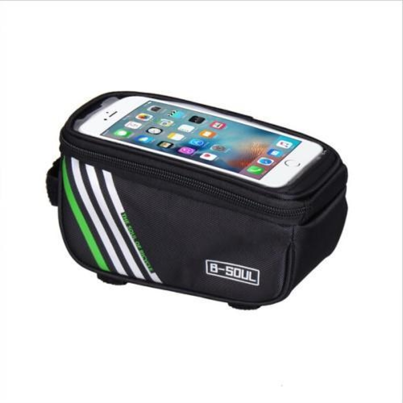 SoulCycle kerékpáros táska 170 x 85 mm-es méretű telefonokhoz – fekete