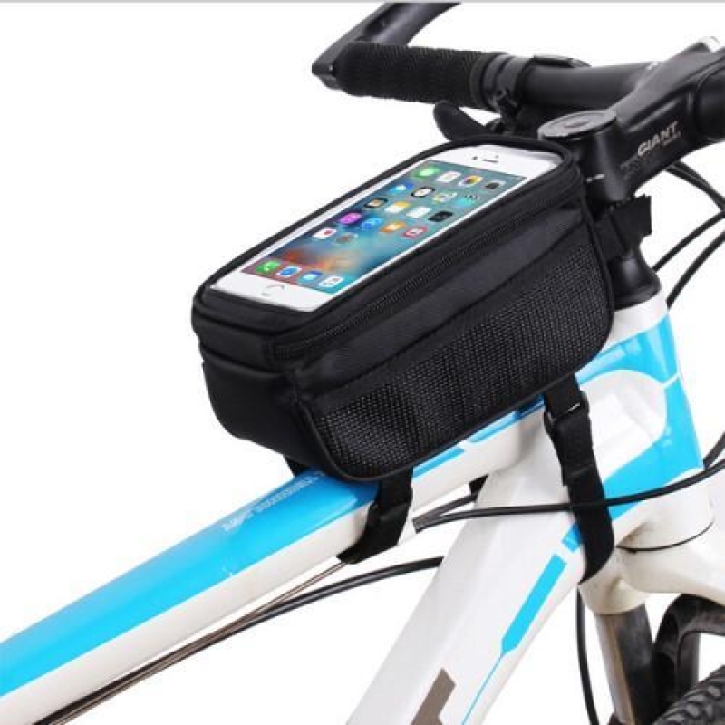 SoulCycle kerékpáros táska 170 x 85 mm-es méretű telefonokhoz – fekete