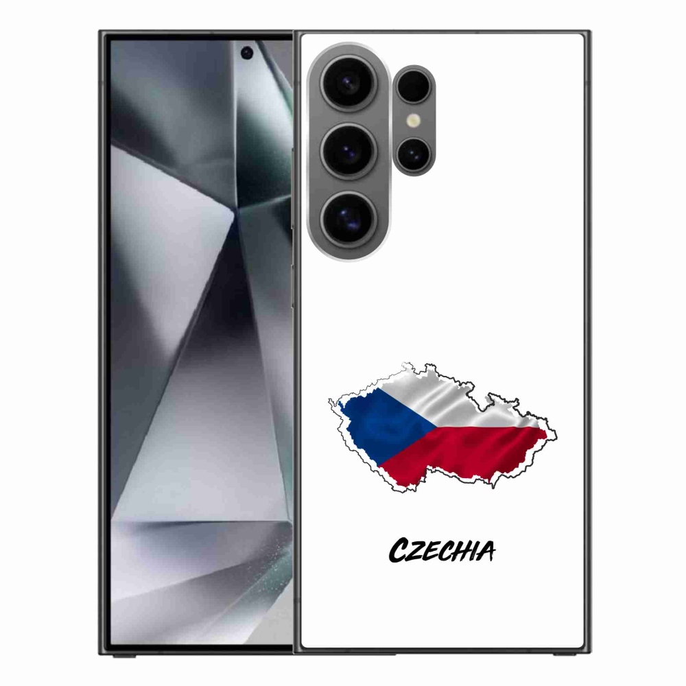 Gél borítás mmCase Samsung Galaxy S24 Ultra - Csehország fehér háttérrel