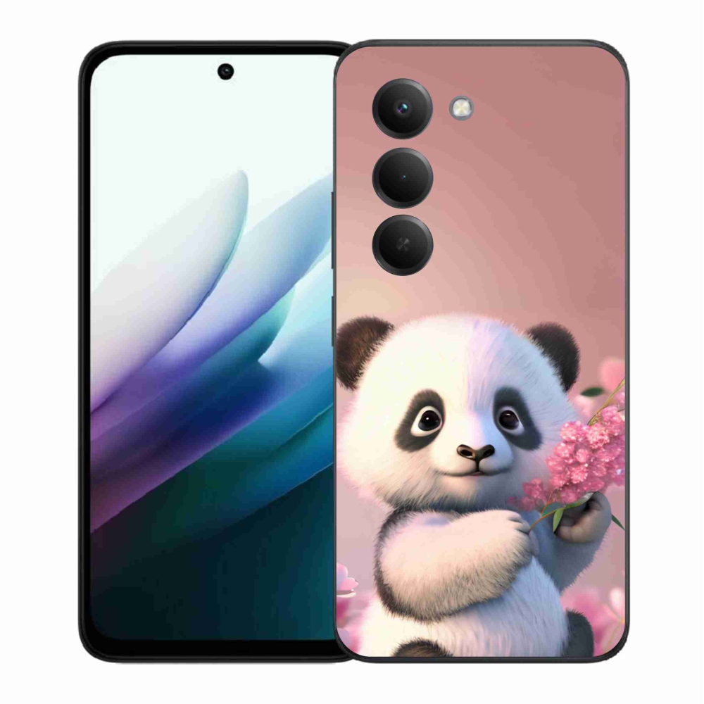 Gél borítás mmCase a Xiaomi Redmi 15 4G/5G (171mm) - aranyos panda