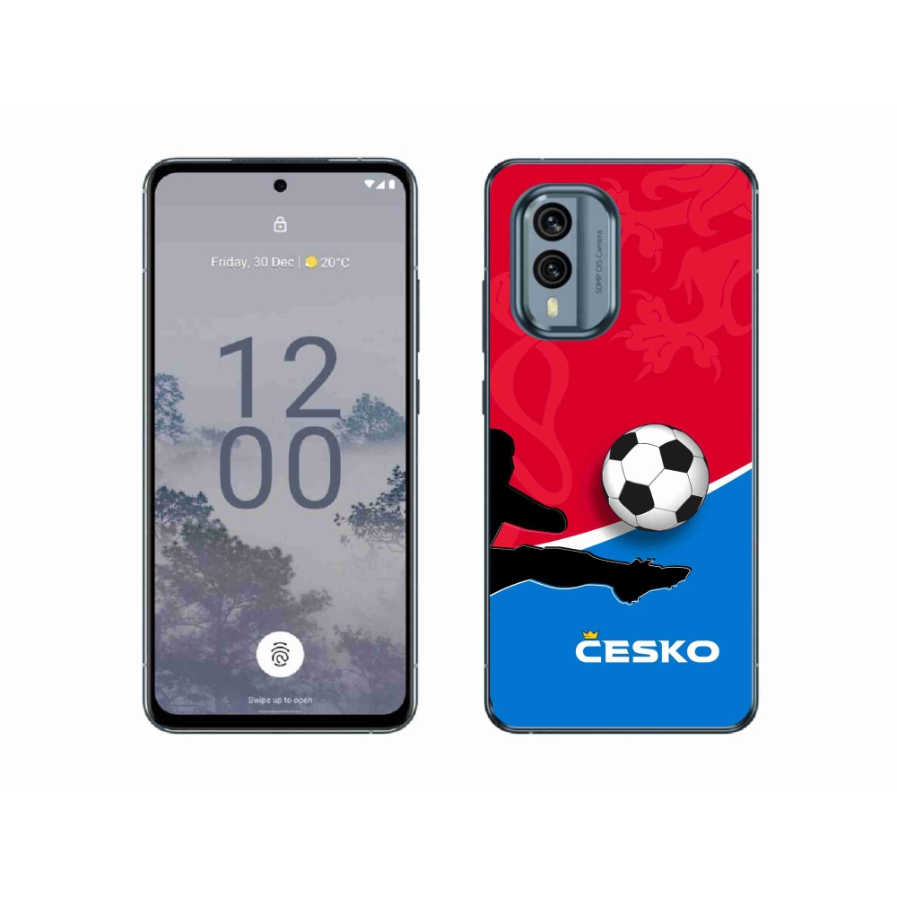 Gél védőburkolat mmCase a Nokia X30 5G készülékhez - Labdarúgás Csehország 2