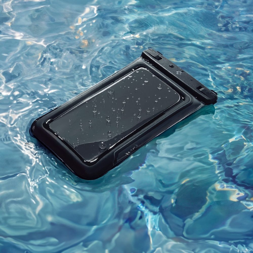 Spigen AquaShield A611P vízálló úszó univerzális tok (2db) - matt fekete