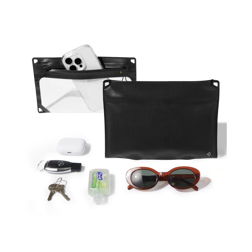 Spigen AquaShield A640 univerzális vízálló válltáska és tok - Fekete