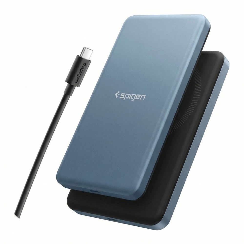 Spigen EA2205MQ MagSafe powerbank 5000 mAh 22.5W Qi2 - kék