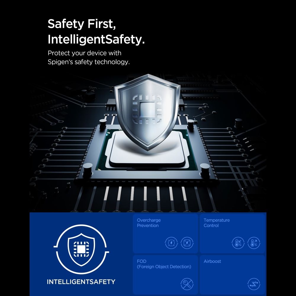 Spigen EA2205MQ MagSafe powerbank 5000 mAh 22.5W Qi2 - kék