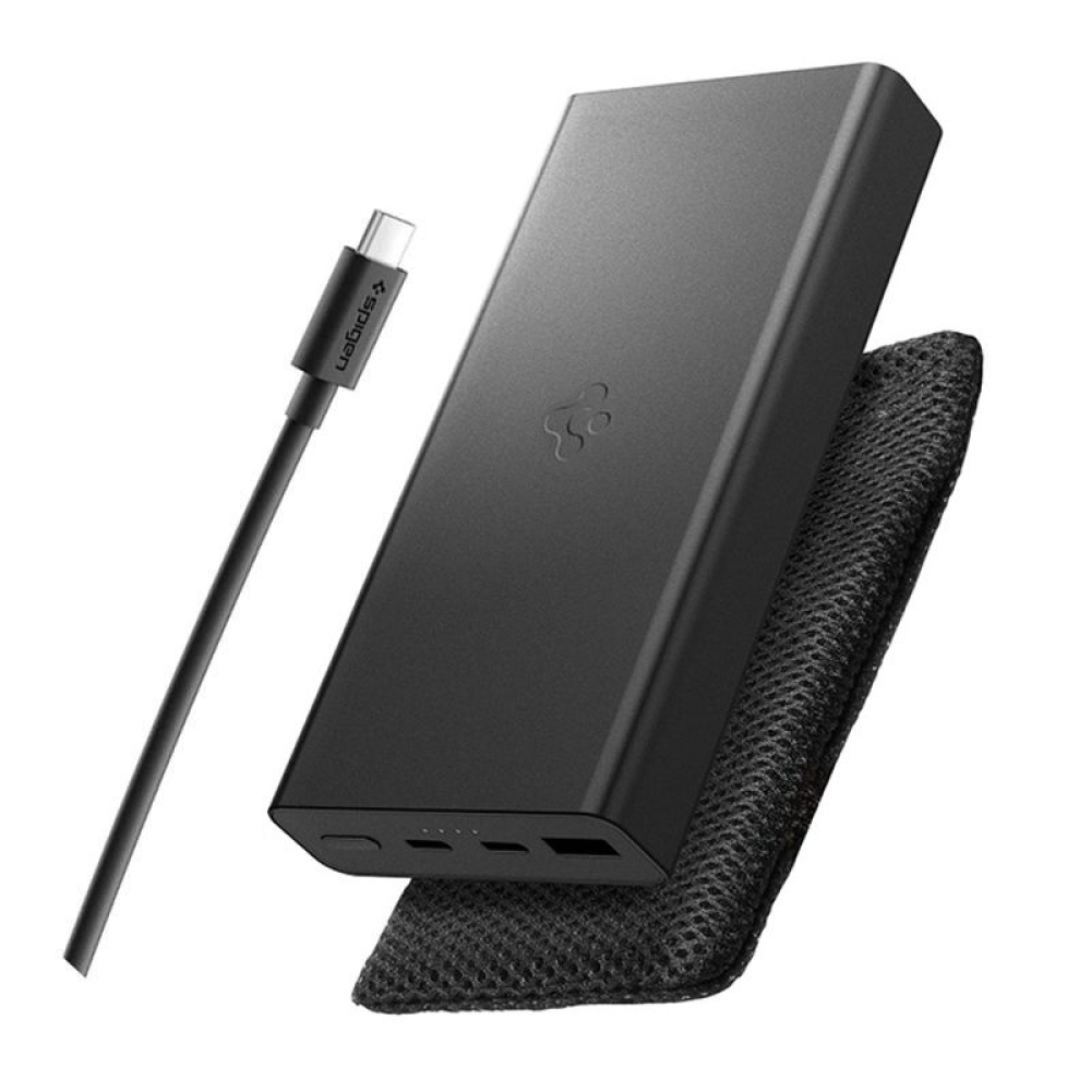 Spigen EA3020 powerbank 20000 mAh 30W - fekete