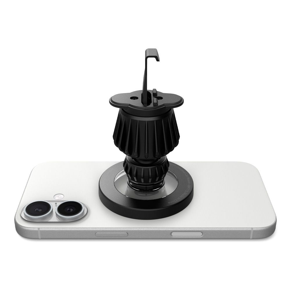 Spigen MFT13 MagSafe mágneses autós tartó műszerfalra és szellőzésre - fekete