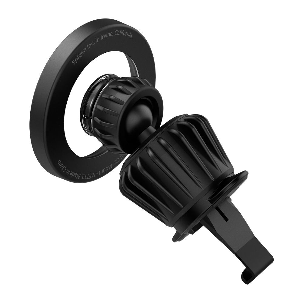 Spigen MFT13 MagSafe mágneses autós tartó műszerfalra és szellőzésre - fekete
