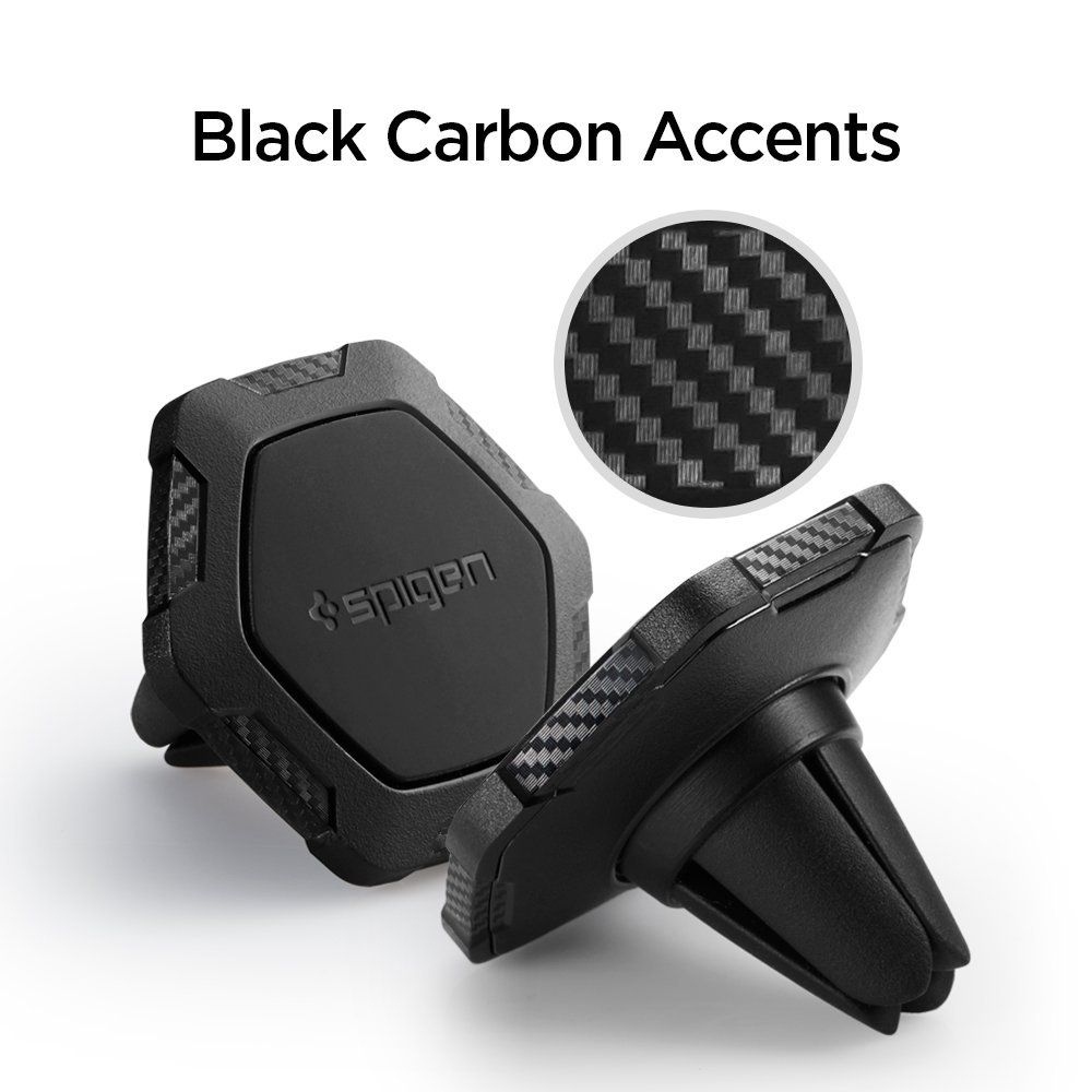 Spigen QS11 mágneses ventilátor tartó - fekete