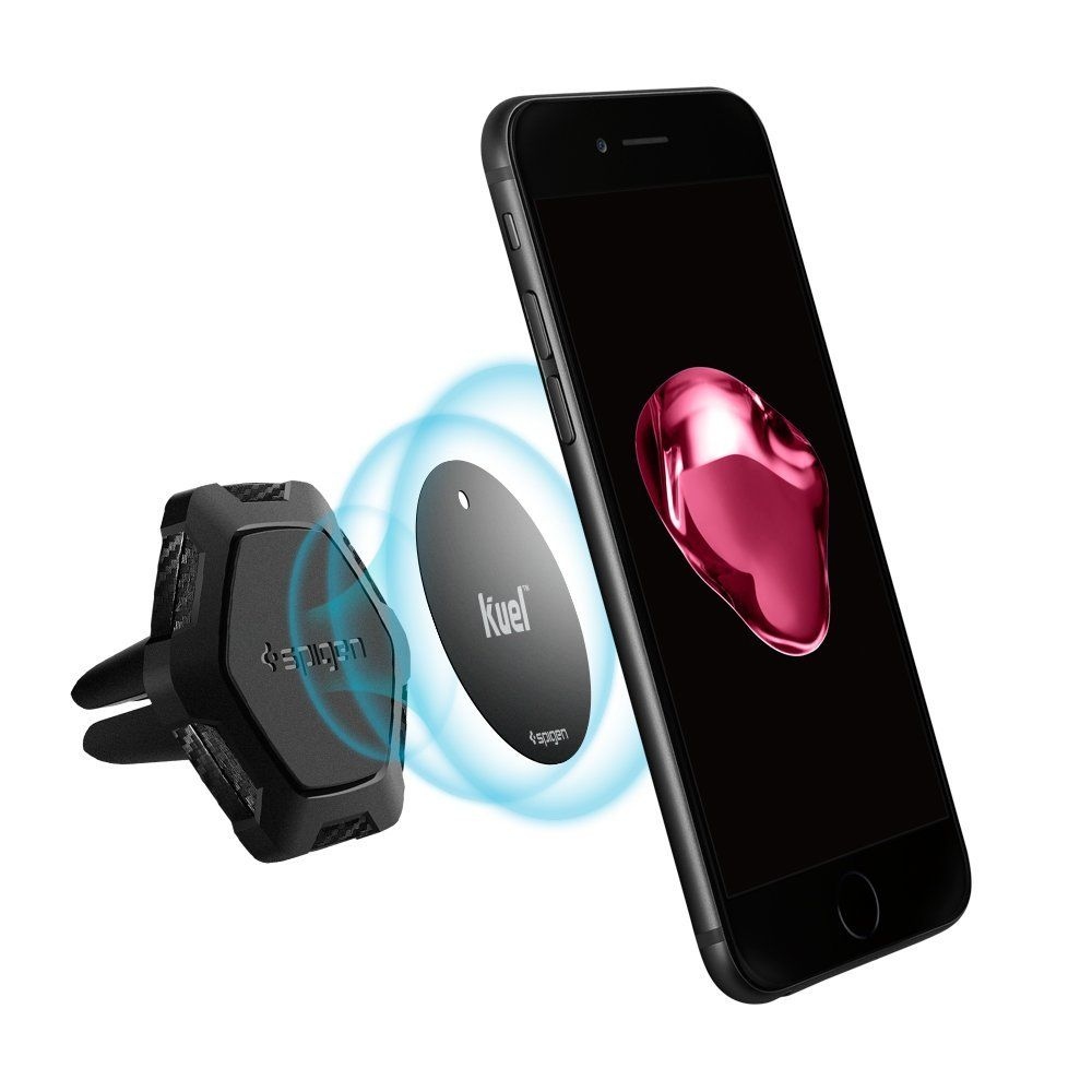 Spigen QS11 mágneses ventilátor tartó - fekete