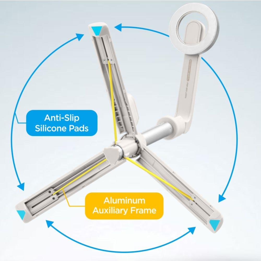 Spigen S571W MagSafe Bluetooth szelfibot állvánnyal - bézs színben