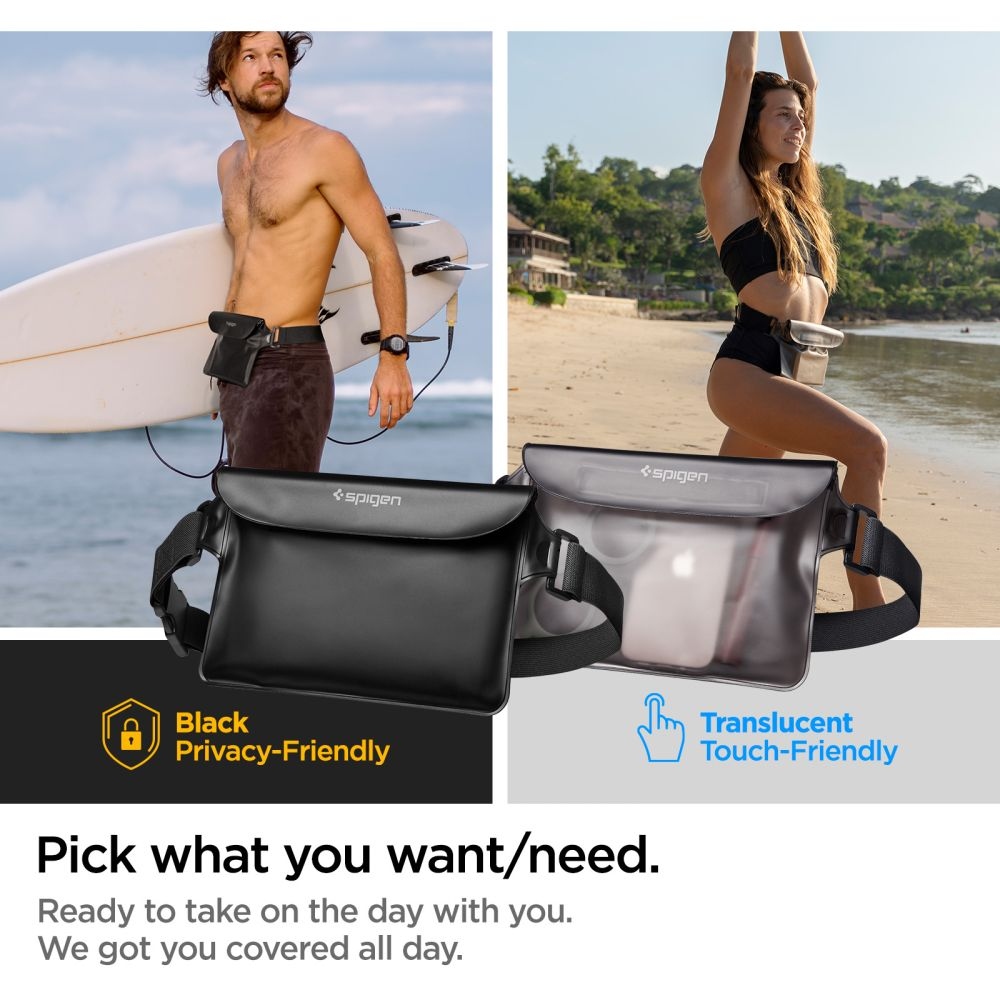 Spigen univerzális vízálló tok A620 - fekete