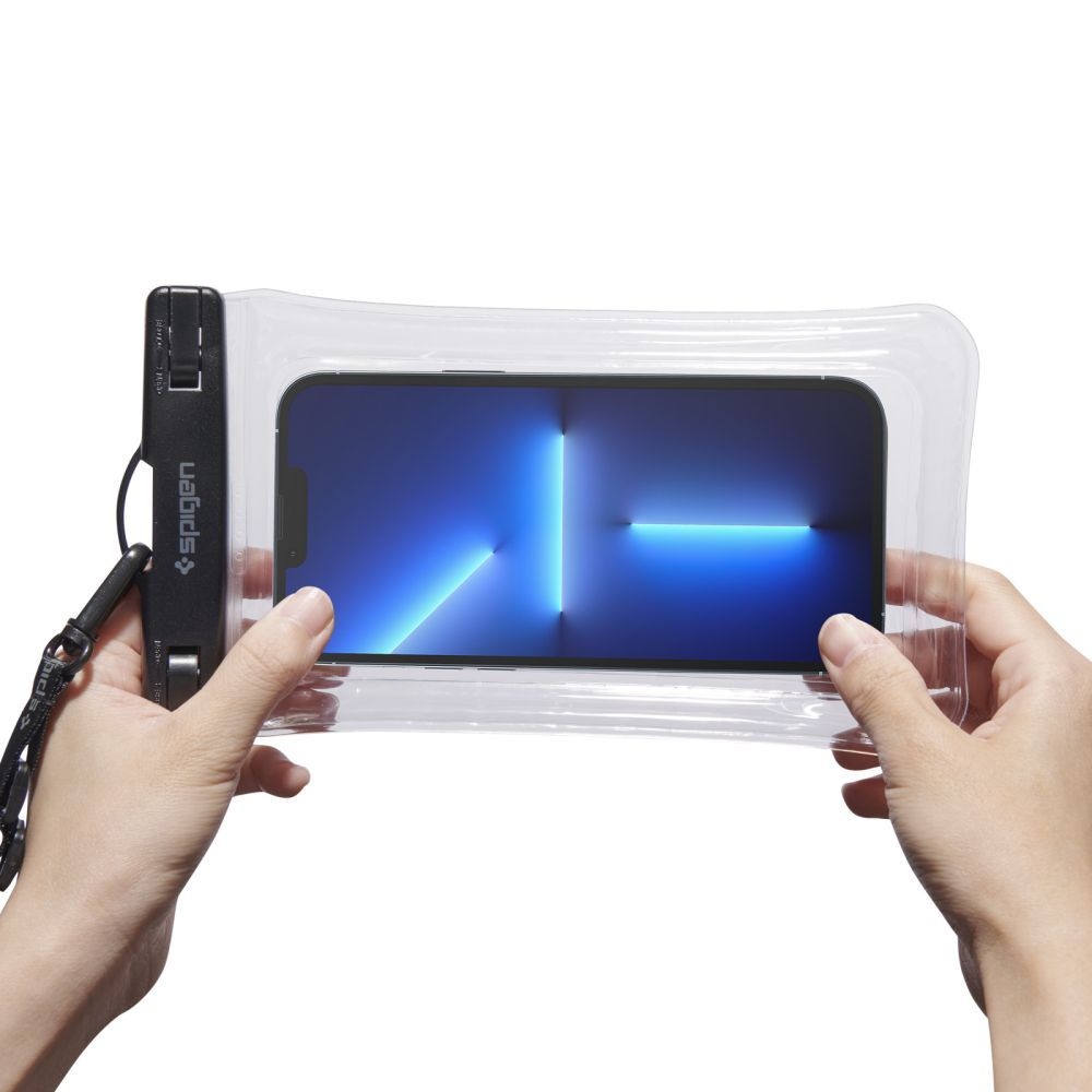 Spigen vízálló úszó univerzális tok A610 - átlátszó