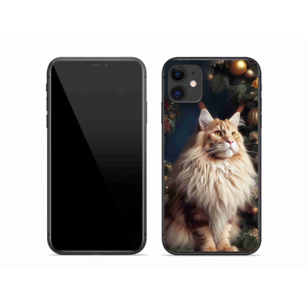 Gél borítás mmCase iPhone 11 készülékhez - macska a fánál