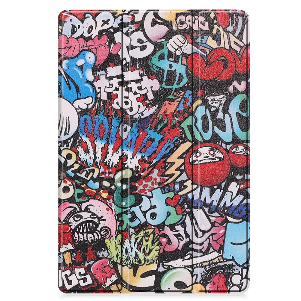 Nyomtatás intelligens záró tok Samsung Galaxy Tab S9+/Tab S10+ - graffiti