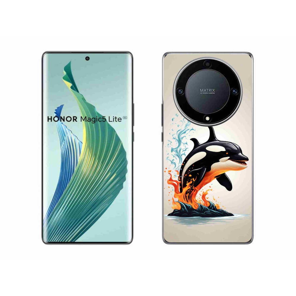 Gél borítás mmCase a Honor Magic 5 Lite 5G készülékhez - írisz